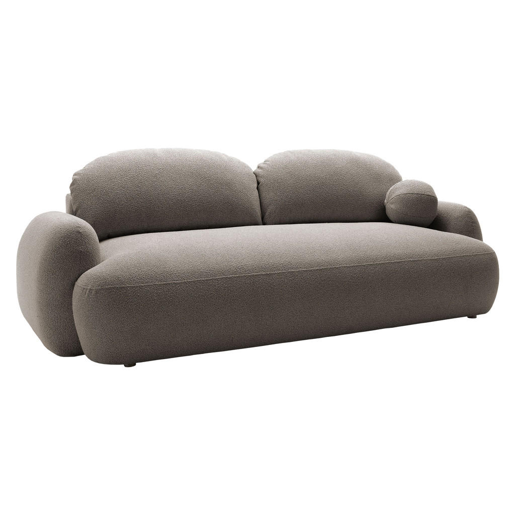 Thumbnail - Mirjan24 Schlafsofa, Braun, Textil, 3-Sitzer, Rechteckig, 256x85x115 cm, Wohnzimmer, Sofas & Couches, Schlafsofas