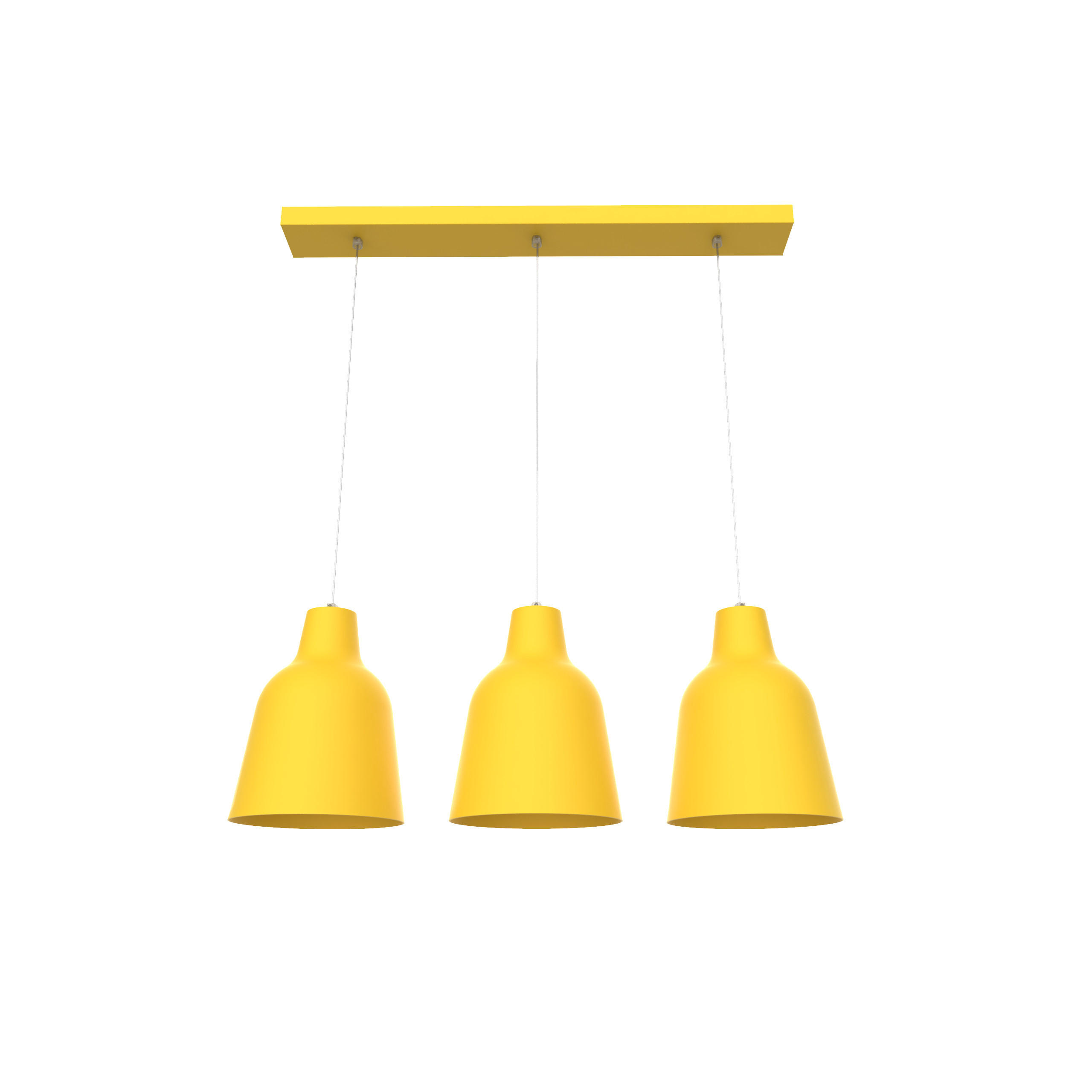 HÄNGELEUCHTE - Gelb, Metall (17/70/22cm) - Lumicom