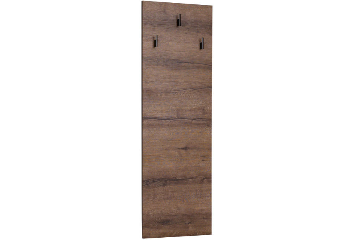 WANDREGAL MERO Wandhalterung, Dunkelbraun - Dunkelbraun, Holzwerkstoff (47/150/3cm) - KONSIMO®