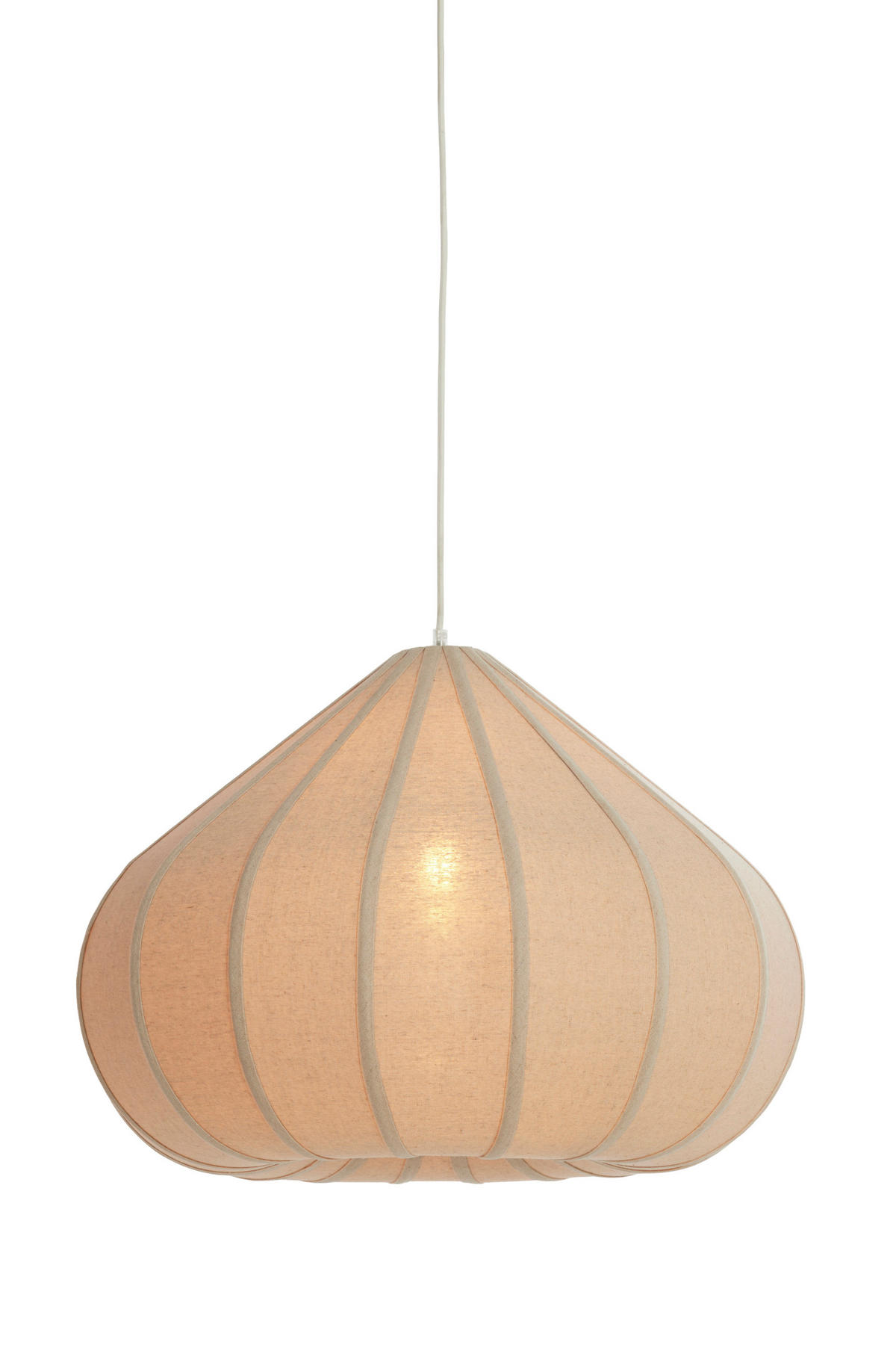 HÄNGELAMPE - Braun - 60/60/42.5 cm - Braun, Textil (60/60/42.5cm) - Light & Living