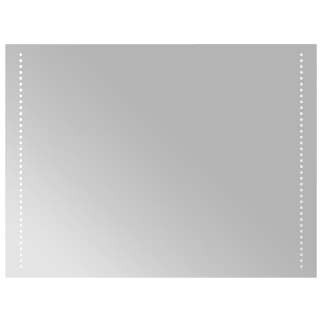 LED-BADSPIEGEL 60x80 cm - Transparent, Glas (60/80/80cm) - furnicato
