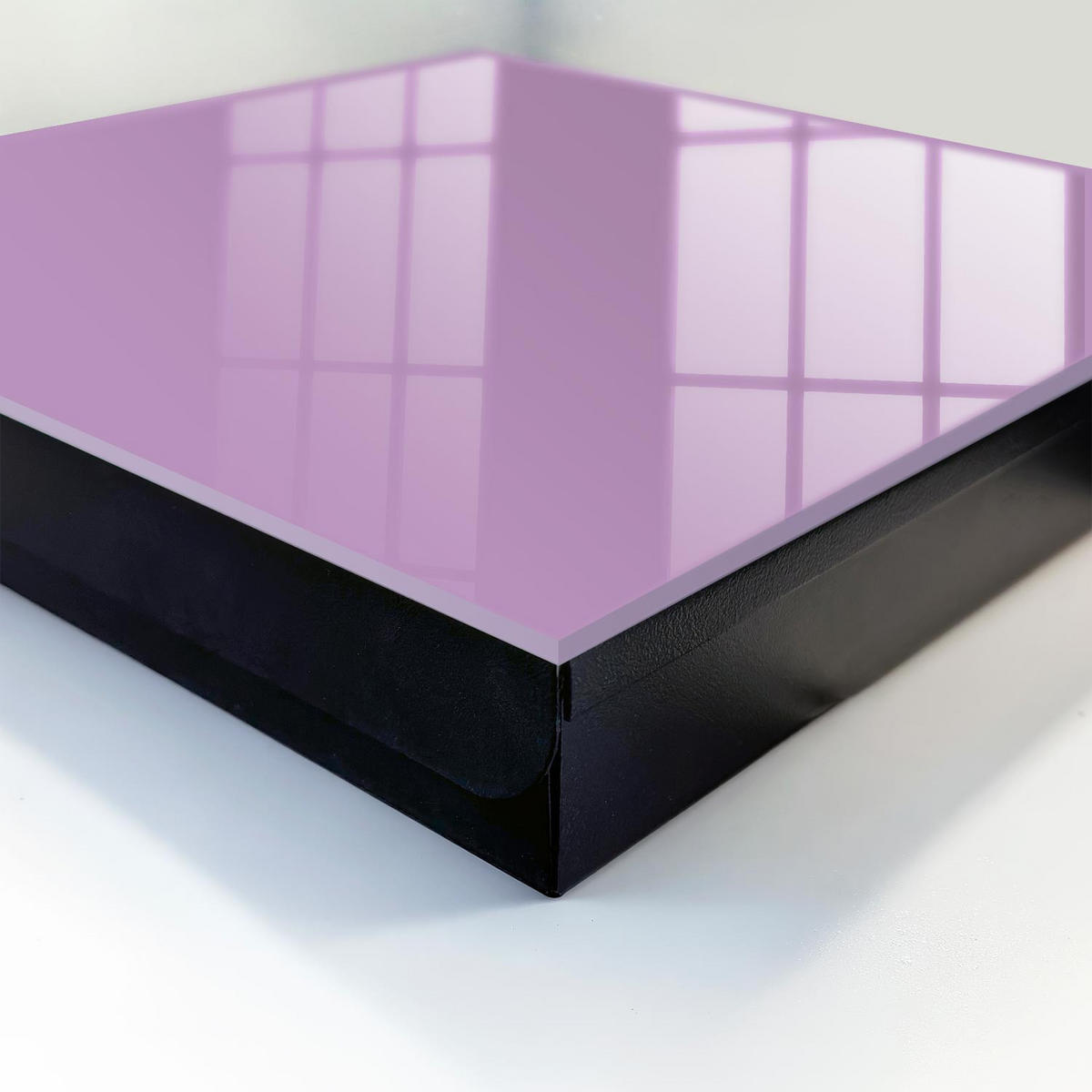 SCHLÜSSELBOX Schwarz 30x30 cm- Türöffnung nach rechts - Hellviolett - Lila, Metall (30/30/5cm) - TULUP