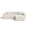 ECKSOFA Loopo Creme Rechts - Creme, Holz/Textil (265/180cm) - Graingold