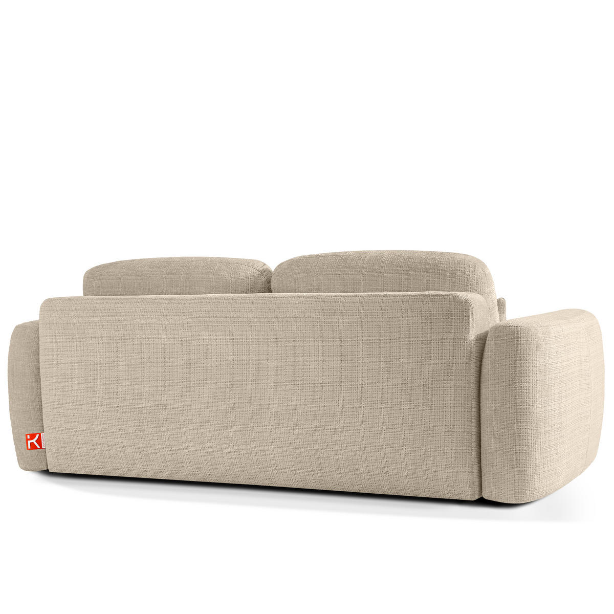 SITZGARNITUR ELOSA - Creme, Holz/Textil (245/85/115cm) - KONSIMO®