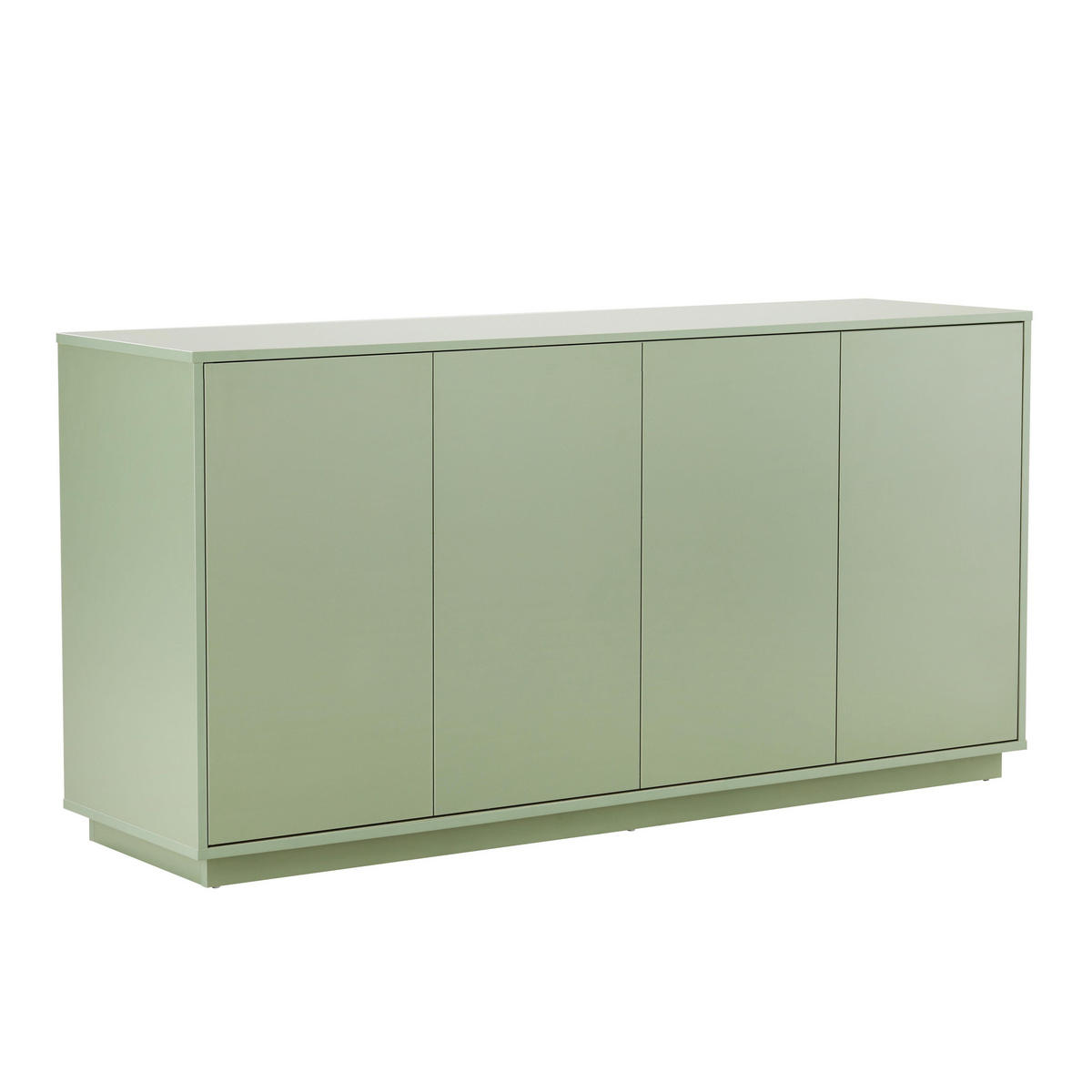 SIDEBOARD 160 cm, Grün - Grün, Holz (45/80/160cm) - Oviala