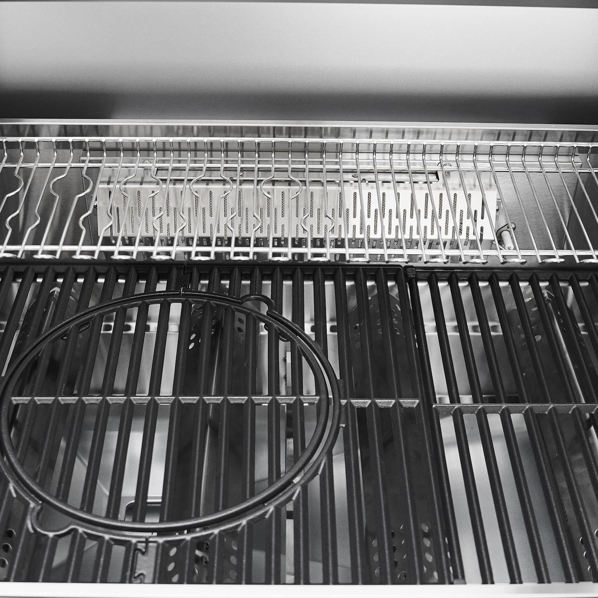GASGRILL PLATINUM YAMARA 4+2 + Haube - Silberfarben, Metall (140/117/55cm) - TAINO