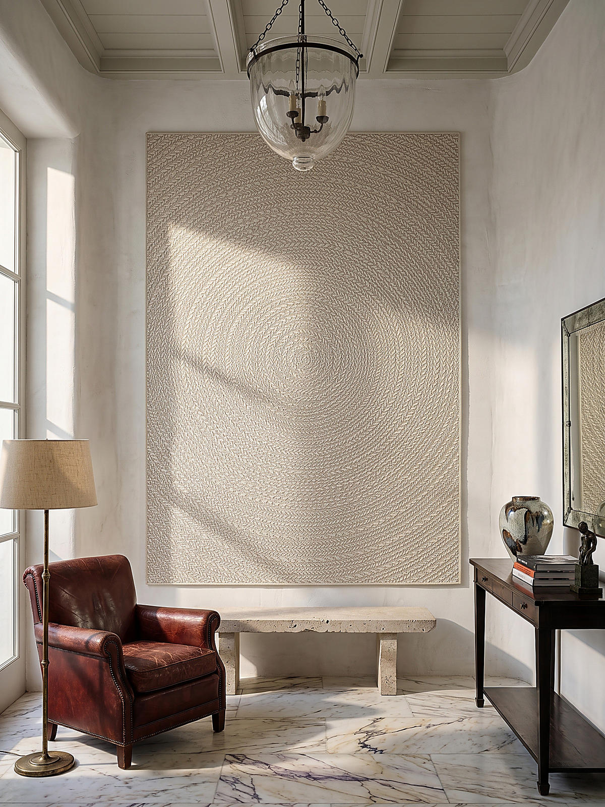 FLACHWEBTEPPICH Berber CORDEV Polypropylen Creme 160 x 230 cm - Beige, Textil (160/230cm) - KADIMA DESIGN