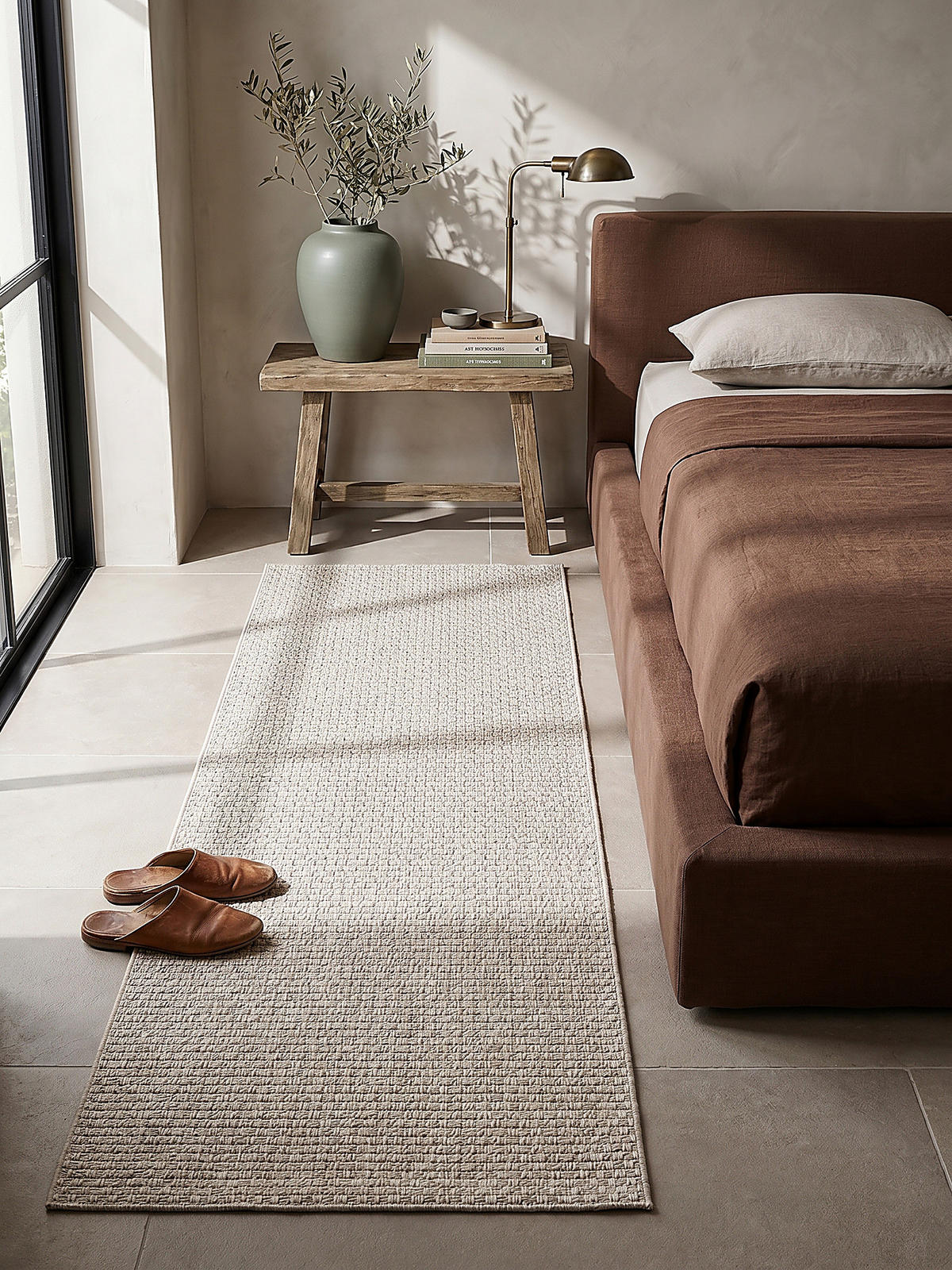 TEPPICHLÄUFER Uni BROYE Polypropylen Beige 80 x 150 cm - Beige, Textil (80/150cm) - KADIMA DESIGN