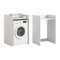 WASCHMASCHINENUMBAU Mixx Bad in weiß Nachbildung - modernes Design - B/H/T: 60x101x60 cm - Weiß, Holzwerkstoff (60/101/60cm)