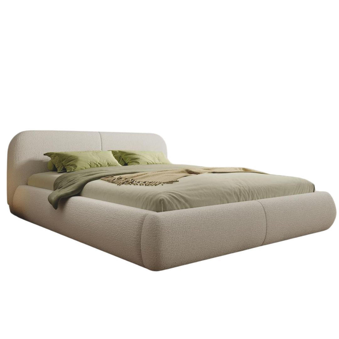 Compleo24 Polsterbett Beige 200x200 cm