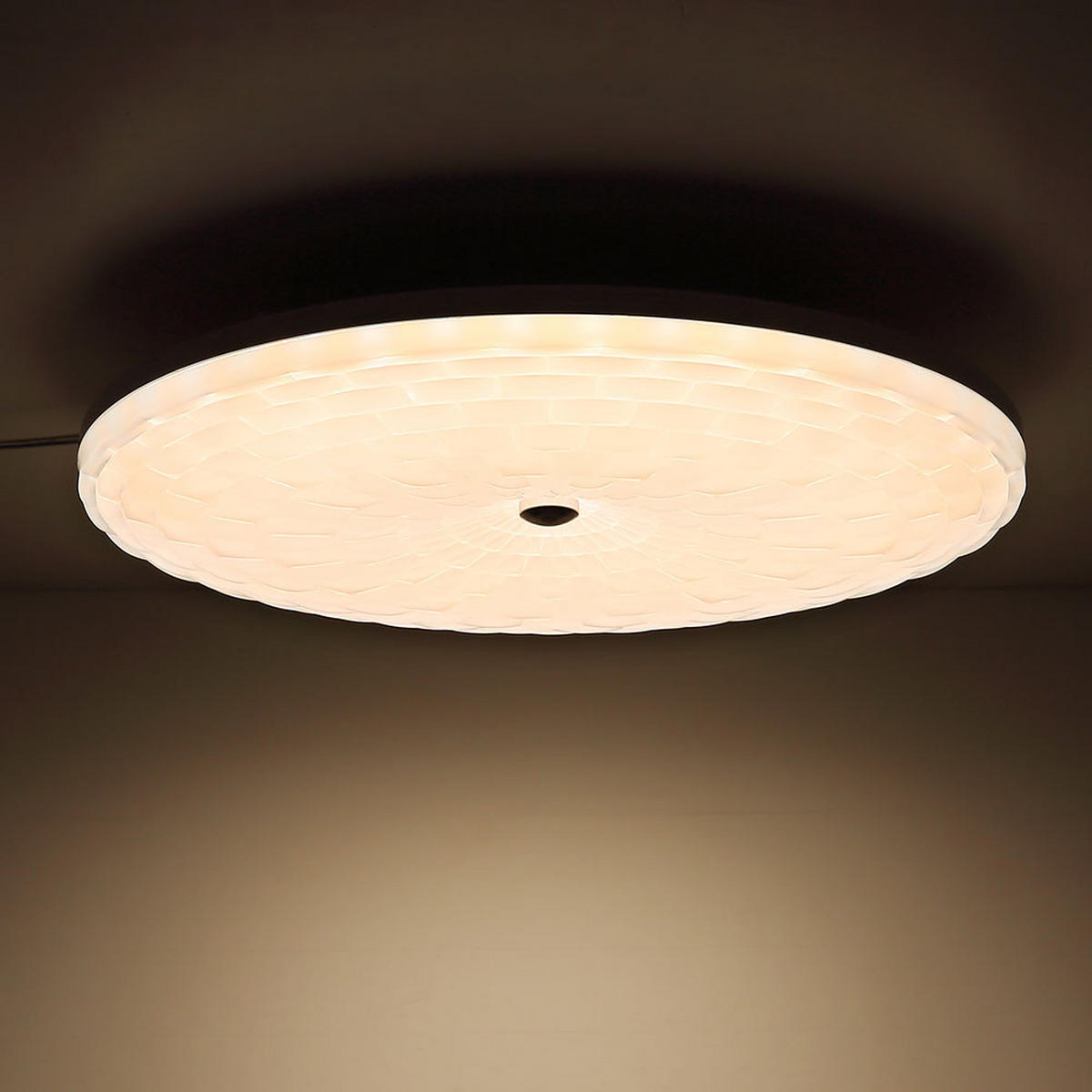LED DECKENLEUCHTE Metall Weiß - Weiß, Metall (48.5/48.5/10cm) - Globo Lighting