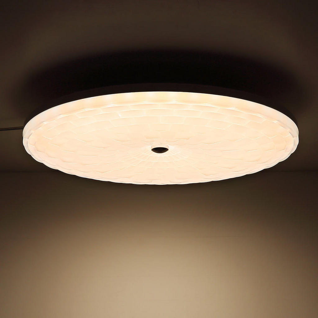 Thumbnail - Globo Lighting Led, Weiß, Metall, Rund, 48.5x10x48.5 cm, Lampen & Leuchten, LED Beleuchtung, LED-Deckenleuchten