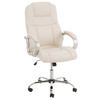 BÜROSTUHL Apodo Two, Kunstleder Creme - Creme, Textil/Metall (66/122/70cm) - TPFLiving
