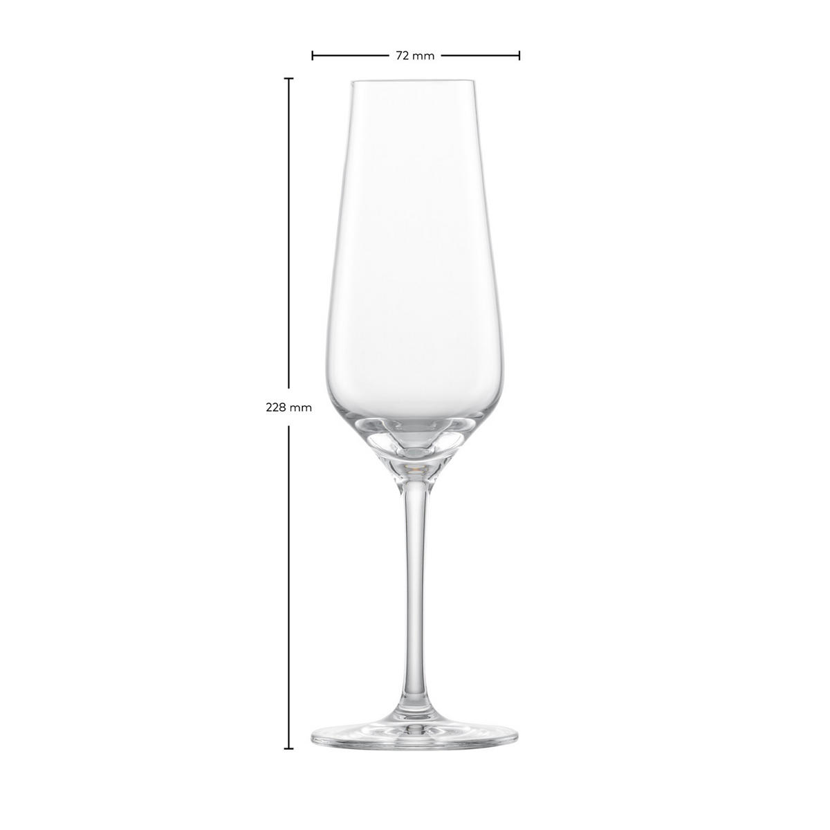SEKTGLÄSER Bouquet transparent 247 ml 2er Set - Transparent, Glas (0.247L) - Zwiesel Glas