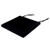 SITZKISSEN AMATA 4ER-SET - Schwarz, Textil (40/40/3cm) - IDIMEX