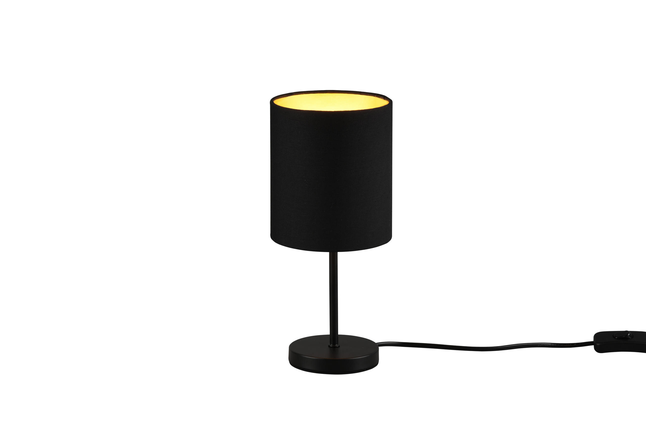 TISCHLAMPE JERRY - Schwarz - 13/13/28.5 cm - Schwarz, Metall (13/13/28.5cm) - Trio Leuchten