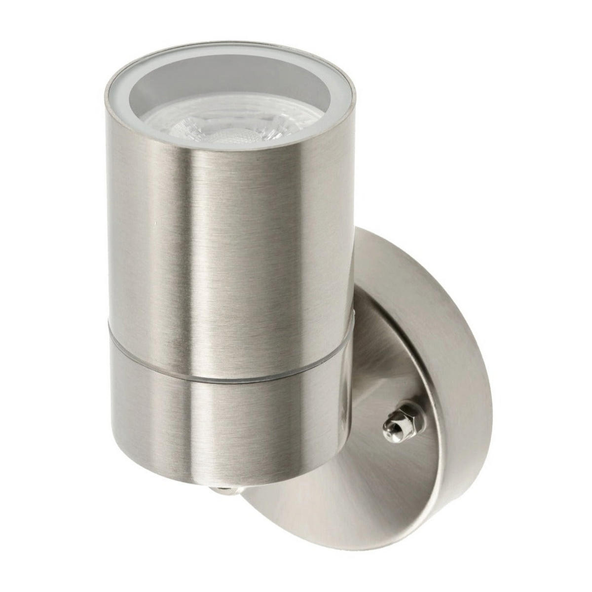 AUSSENWANDSTRAHLER ALESHA Edelstahl Verstellbar - Edelstahlfarben, Metall (8.5/15/15cm) - CGC Europe