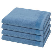 HANDTUCH Premium 4er-Set - Blau, Textil (50/100cm) - MÖVE