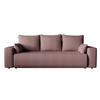 SOFA Bubi mit Bettkasten und Schlaffunktion, Cordstoff - Lila, Holzwerkstoff (242/85/95cm)