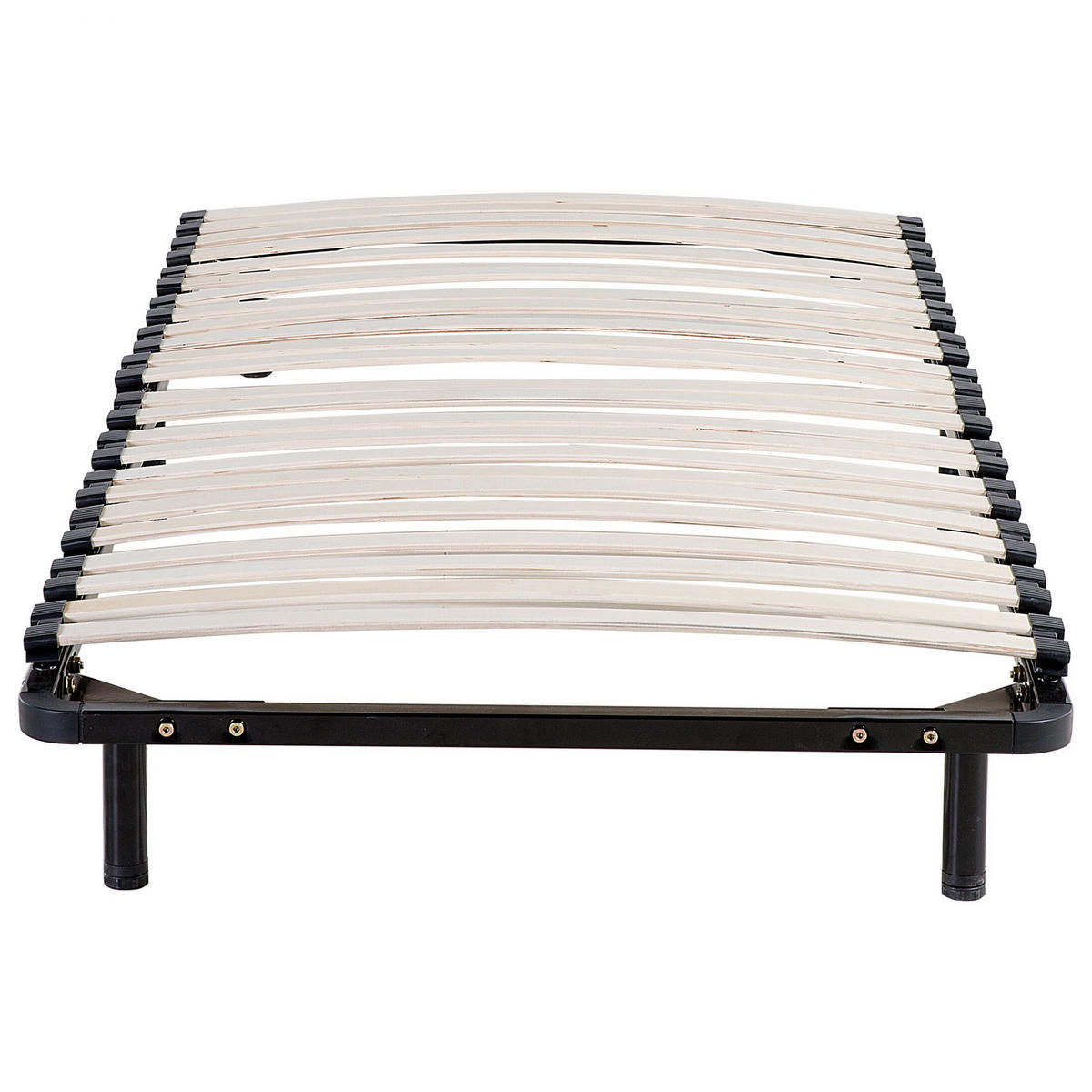 LATTENROST 90x200 cm Schwarz Combourg - Schwarz, Metall (90/21/200cm) - Beliani