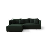 ECKSOFA Evora - Grün, Holzwerkstoff/Textil (245/185cm) - Fun Möbel