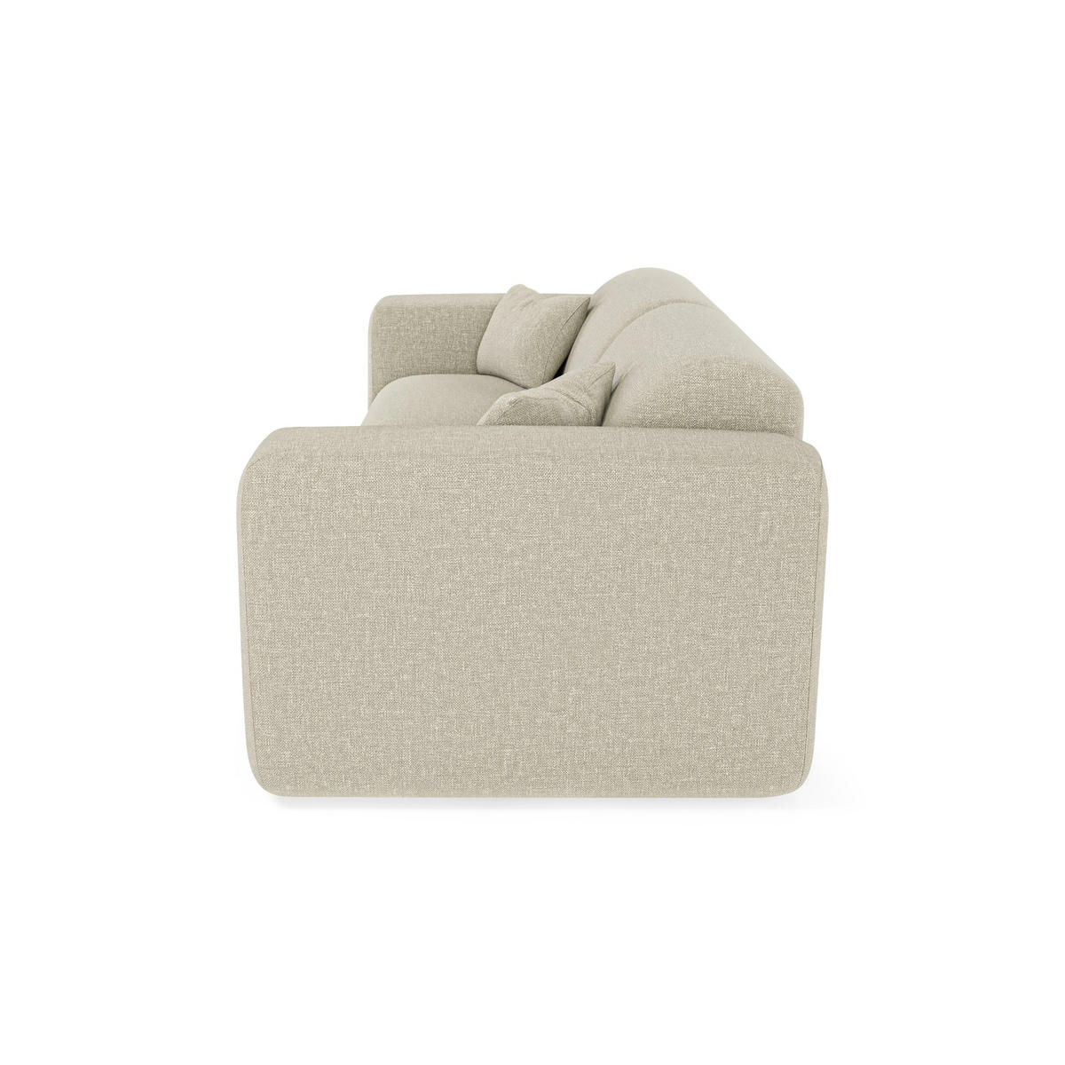 SCHLAFSOFA EXPRESS Dunlopillo Stoff beige 140 cm - Beige, Textil (214/73/95cm) - Sia Home
