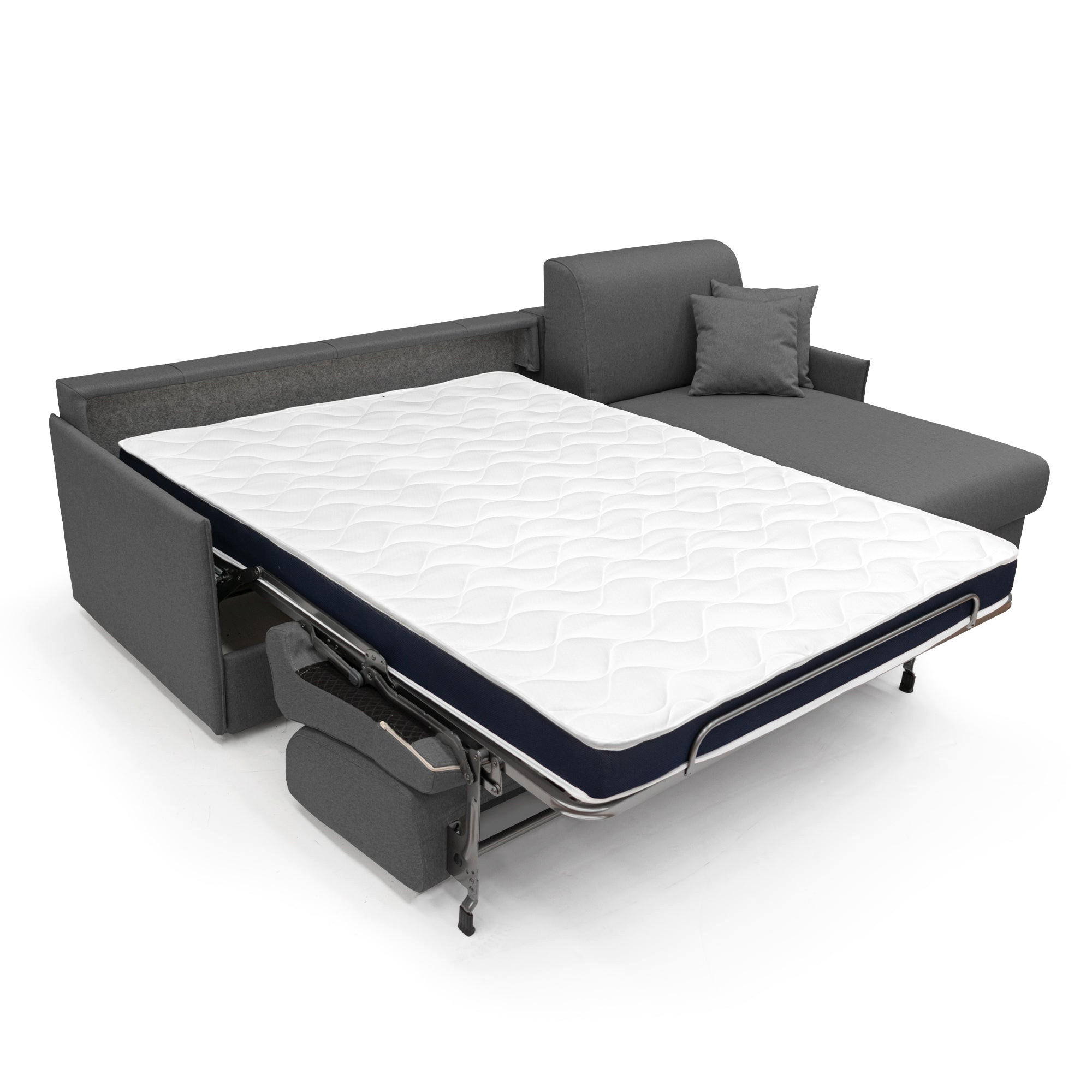 ECKSOFA LINKS Evans - Anthrazit, Textil (232/96cm) - Divani.store