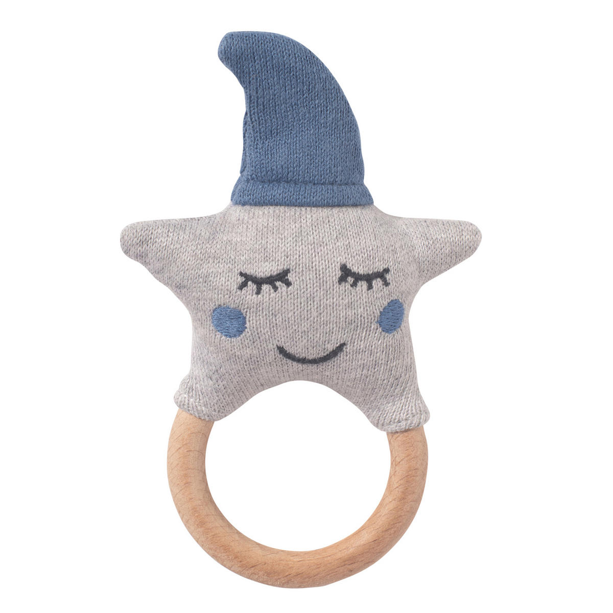 BABY-RASSEL Stern Blau - Blau, Textil (10/2/16cm) - nordic coast company