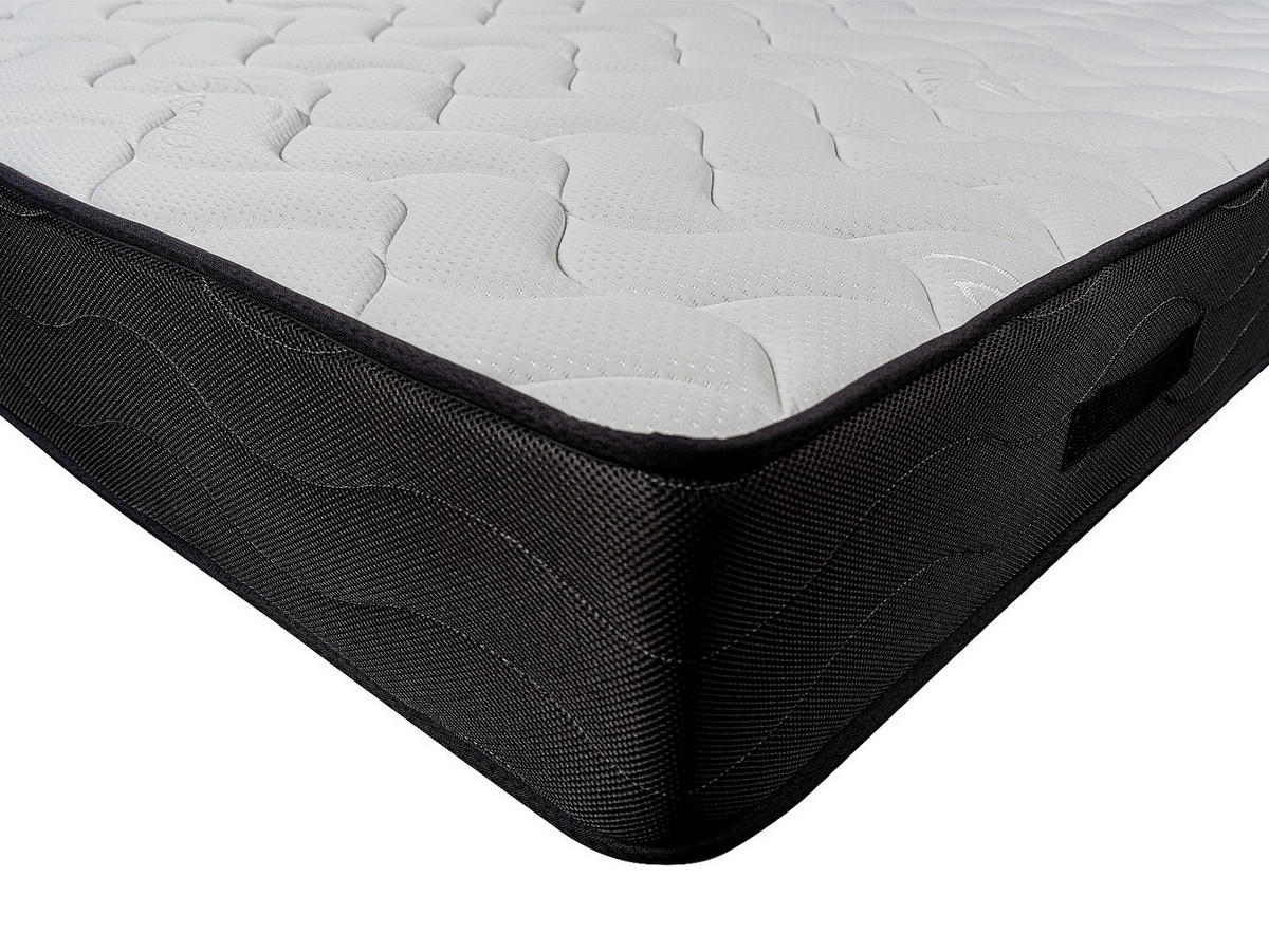STANDARDMATRATZE - 2 Personen - stoff - weiß Merisi - Weiß, Textil (160/200cm) - Vente-Unique