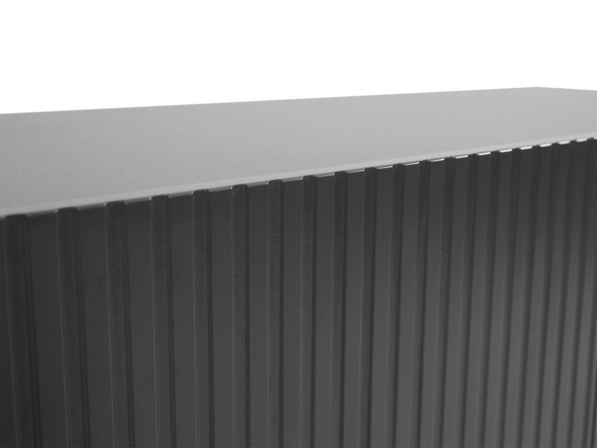 KOMMODE Vamos Grey 150 - Anthrazit/Schwarz, Holzwerkstoff/Kunststoff (151/83/42cm) - MIRJAN24