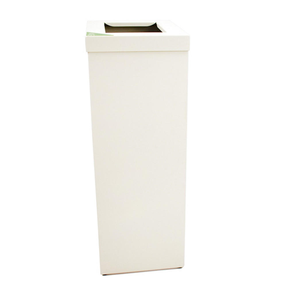 MÜLLEIMER Wertstoffsammler Recycloflex 60 Liter 70,5x26,3x34,3 cm AlumInium Weiß - Weiß, Metall (34.3/70.5/26.3cm) - PROREGAL