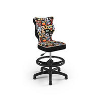 KINDERSTUHL Petit mit Fußstütze - Schwarz, Textil (66/90/66cm) - RAUMHIRSCH FURNITURE