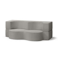 SOFA Kamelia Weiß - Weiß, Textil (200/70/100cm) - Pillovely