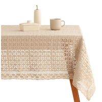 TISCHDECKE Folkelips - Beige, Textil (180/130/1cm) - home&you
