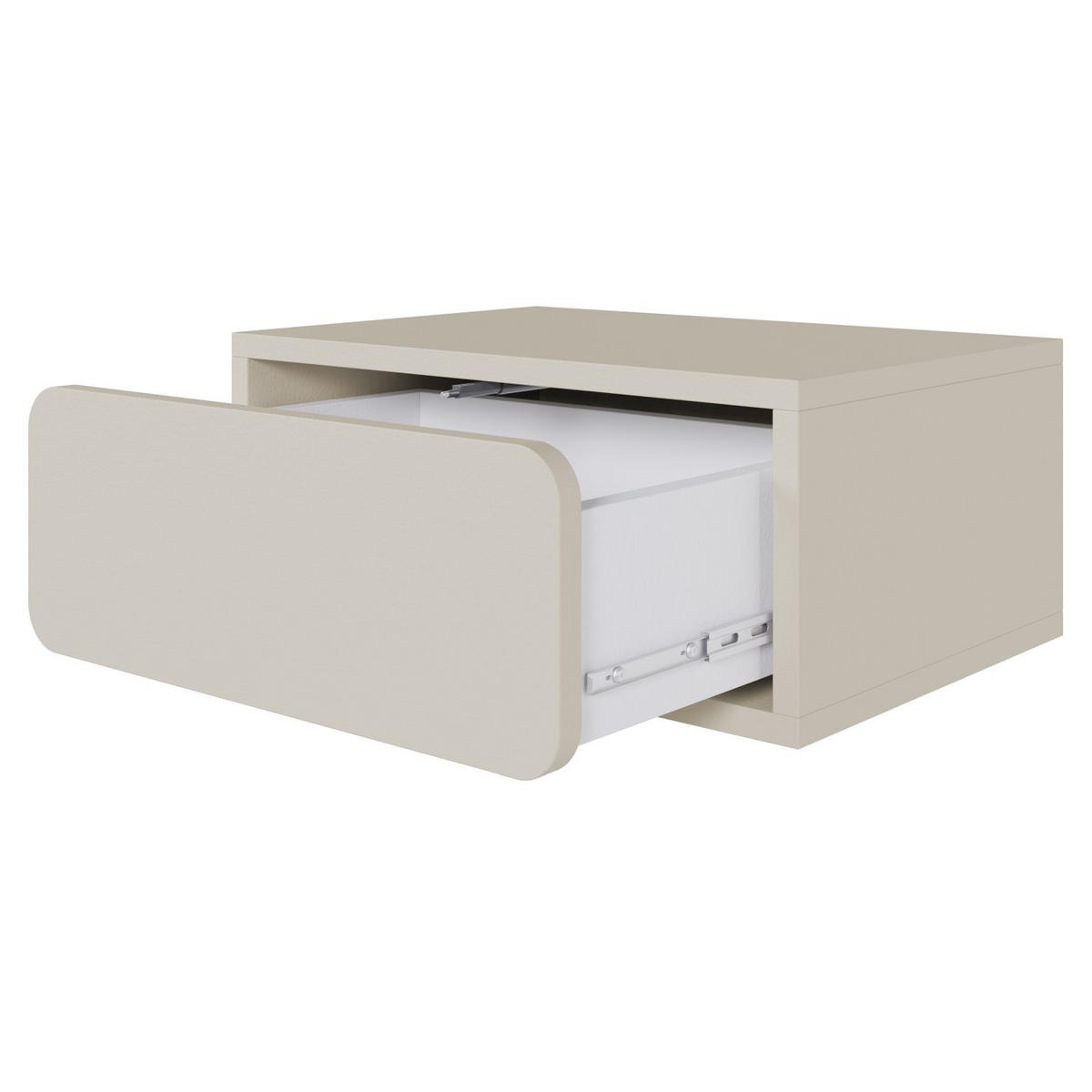 NACHTKONSOLE Wuwu Greige 50 cm - Taupe, Holzwerkstoff (49.6/21.3/35cm) - Selsey