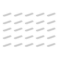 MÖBELGRIFFE Setubal, L198mm, 128mm Achsenabstand, Aluminium, matt eloxiert 25er-set - Dunkelgrau, Metall (1.6/4/19.8cm) - EMUCA