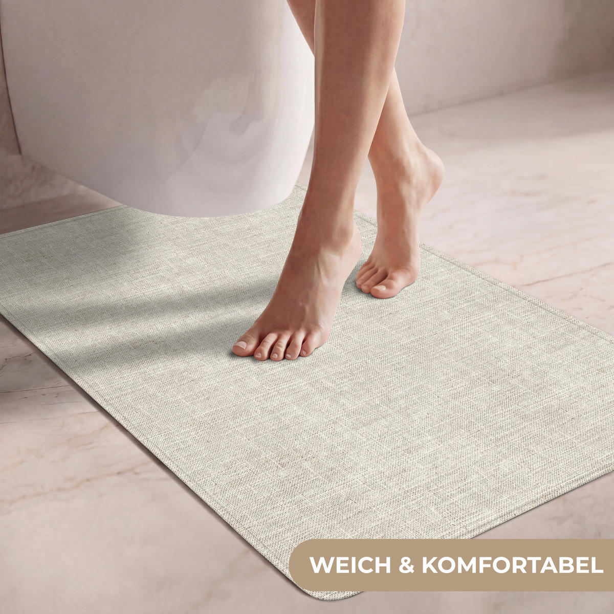 WC PŘEDLOŽKA Povlečení - Textura - Béžová 60x90 cm - béžová, textil/plast (60/1cm) - OnlyWow