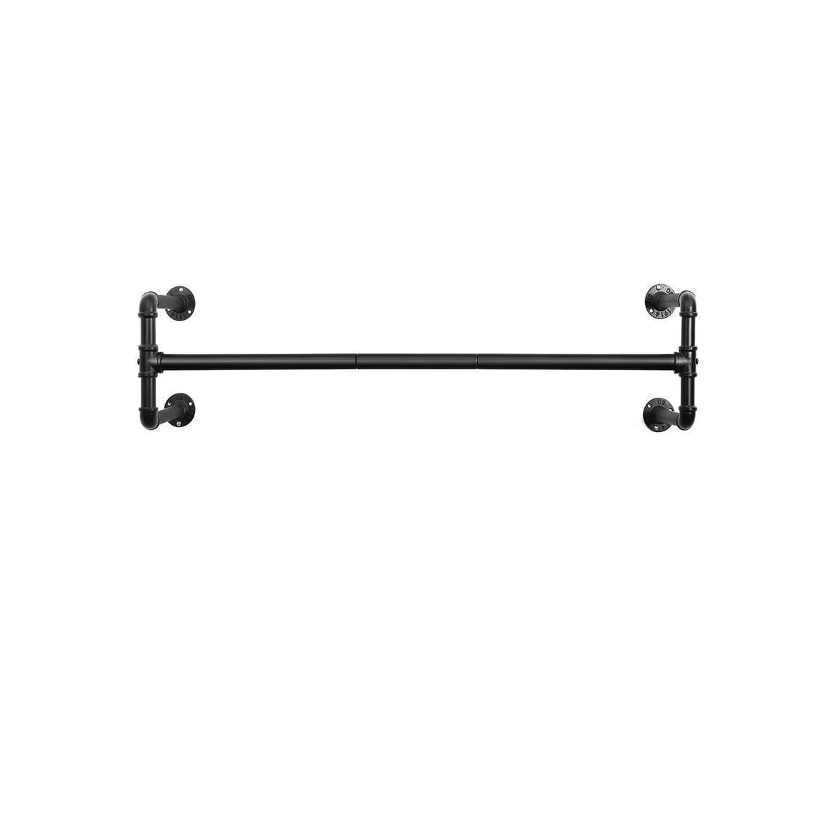 KLEIDERSTANGE - Schwarz, Metall (110cm) - Hansiro