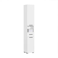 HOCHSCHRANK Weiß - Weiß, Holzwerkstoff (30/182/31cm) - SoBuy