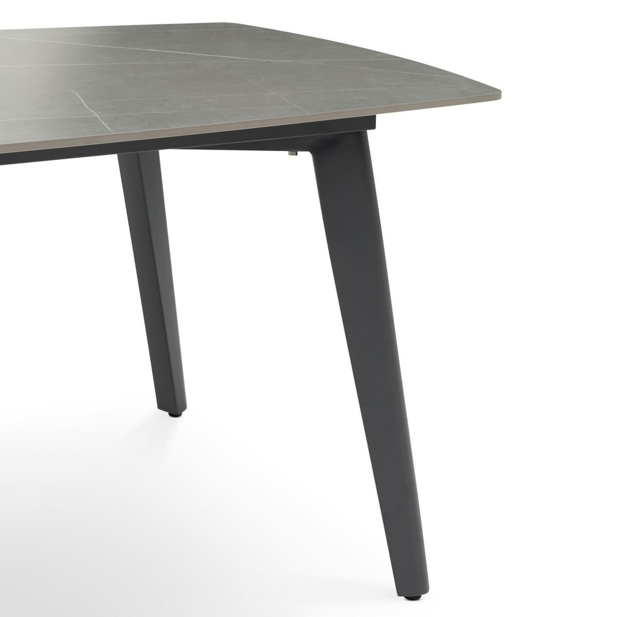 GARTENTISCH MEZA - Anthrazit, Metall (90/180/75cm) - IDIMEX