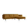 ECKSOFA Agada In Poso - Gelb, Holzwerkstoff/Textil (281/174cm) - Fun Möbel