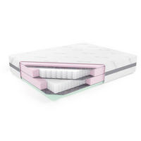 TASCHENMATRATZE Matratze POCKET PREMIUM, 200x200 cm, H3/H3 - Weiß, Textil (200/200cm) - Kaiser Möbel