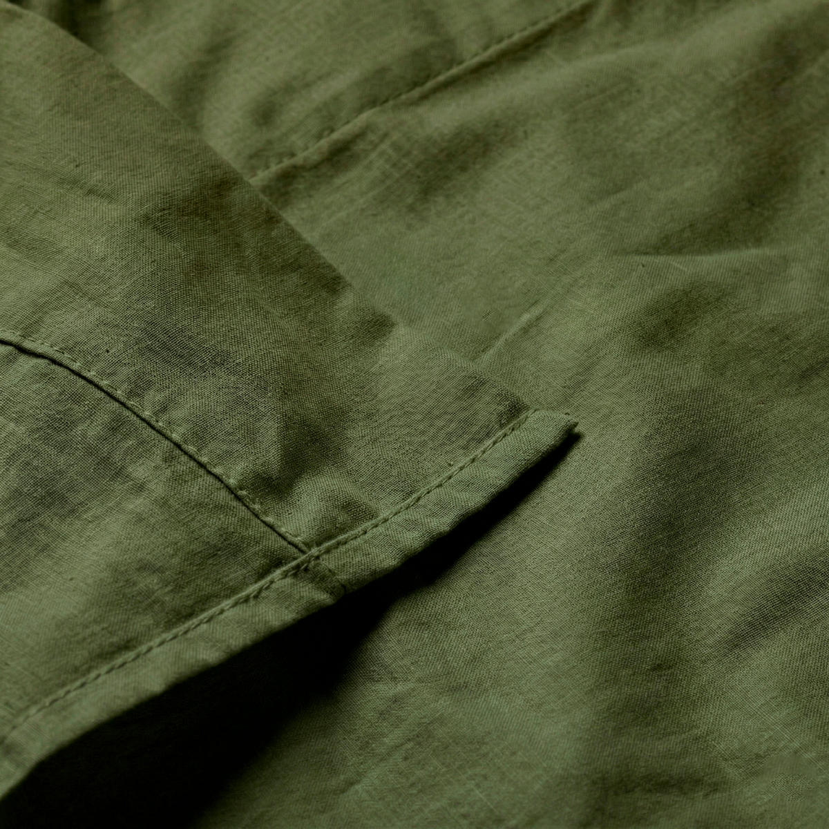 OBERBETTLAKEN basic 210x270 cm olivgrün - Olivgrün, Textil (210/270cm) - Happy Friday