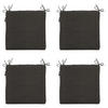 SITZKISSEN Canvas 40/40 cm 4er-Set - Grau, Textil (40/4/40cm) - Madison