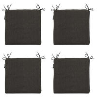SITZKISSEN Canvas 40/40 cm 4er-Set - Grau, Textil (40/4/40cm) - Madison