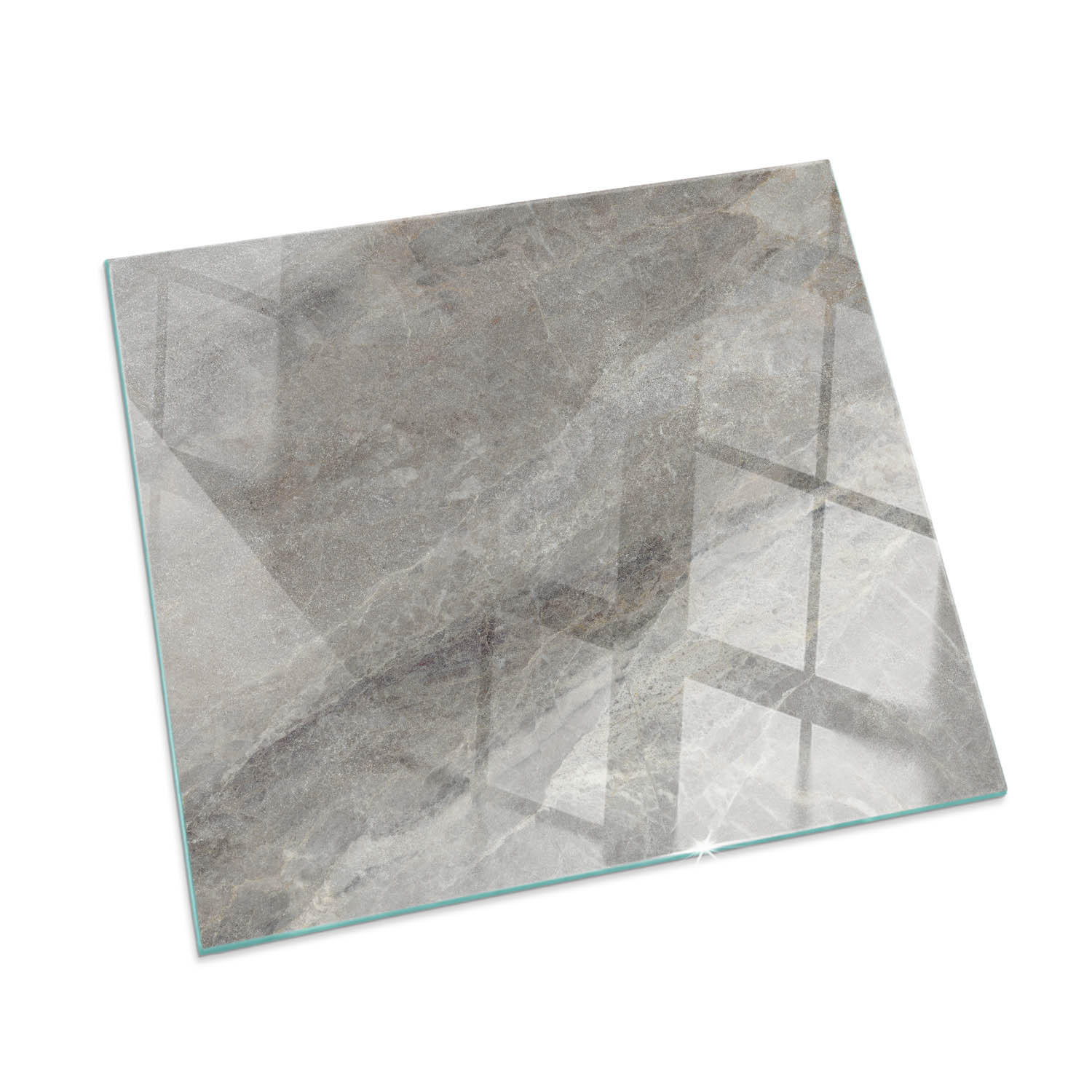 ArtPrintCave Glasplatte Grau 60x60x0.4 cm