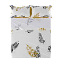 OBERBETTLAKEN foliage 160x270 cm mehrfarbig - Multicolor, Textil (160/270cm) - Happy Friday