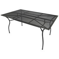 GARTENTISCH Glasgow - 150x90cm, aus Streckmetall pulverbeschichtet dunkelgrau - Grau, Metall (150/90/73cm) - TPFGarden