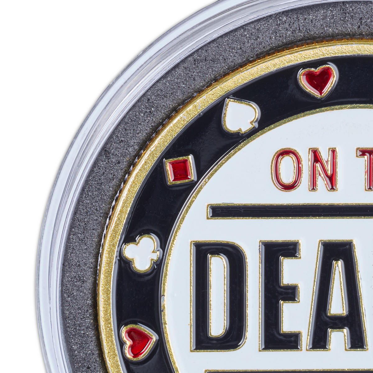 3-TLG.POKERBUTTON-SET - Multicolor, Metall (4/4cm) - Relaxdays