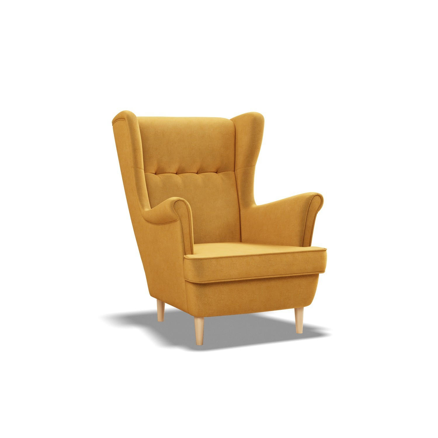 XXXLutz Ohrensessel Gelb 81x102x95 cm